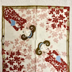 Mongolian Print Silk Scarf